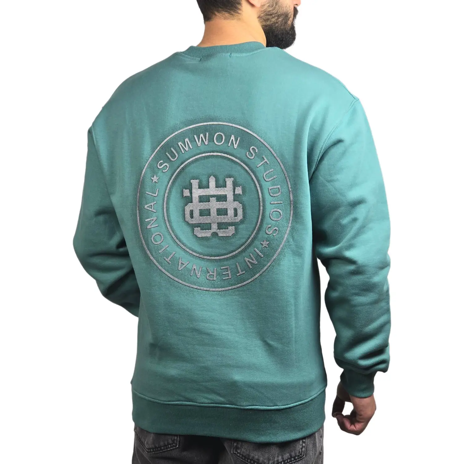 پلیور دورس یقه گرد طرح دار 30508