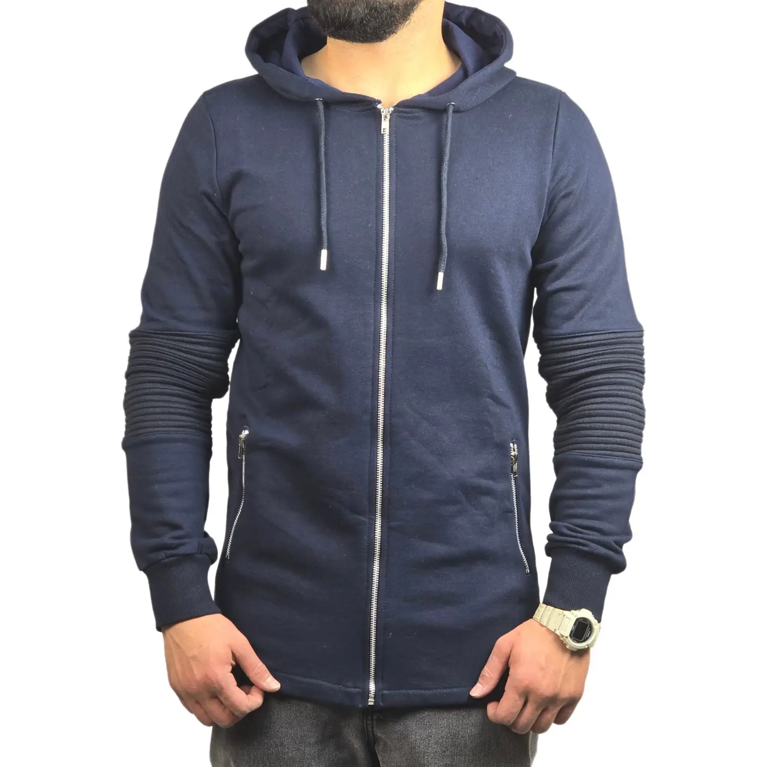 سوییشرت کلاه دار ساده 30510