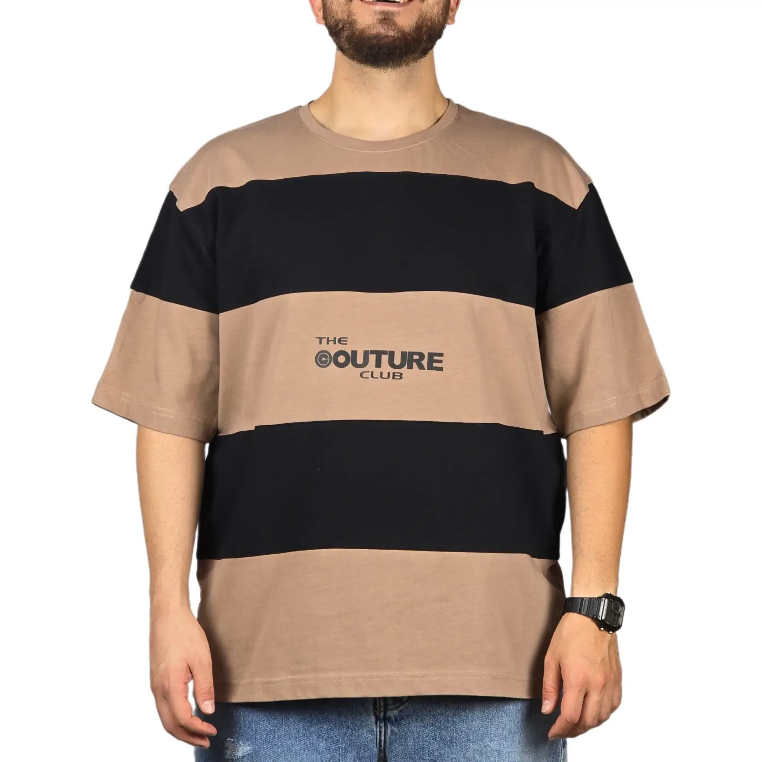 تیشرت طرح دار 30015